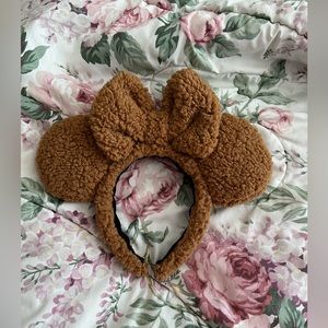Handmade Sherpa Mickey ears